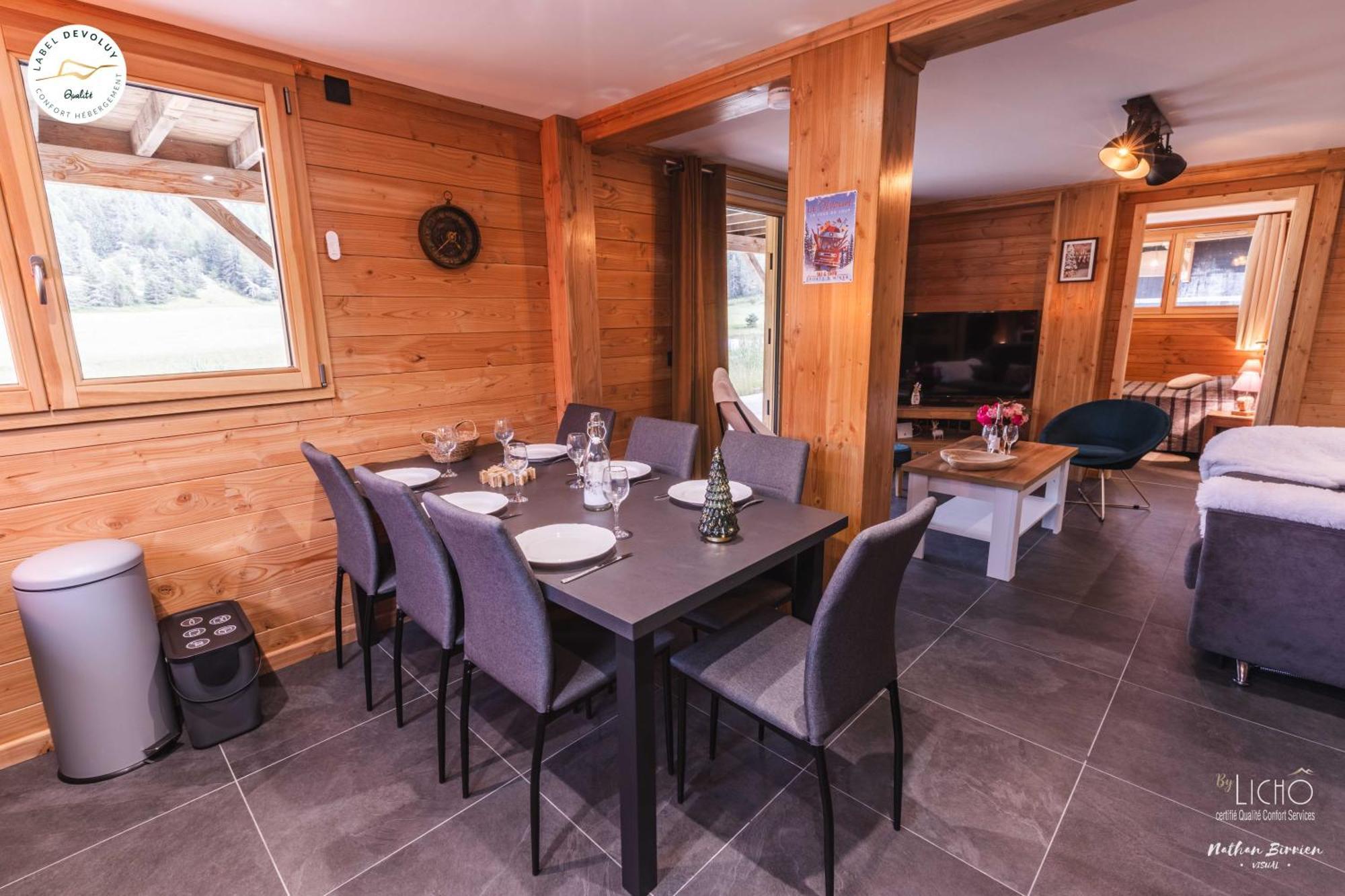 Appartement Lumineux Neuf Dans Bas De Chalet Le Douglas La Joue du Loup Exterior photo
